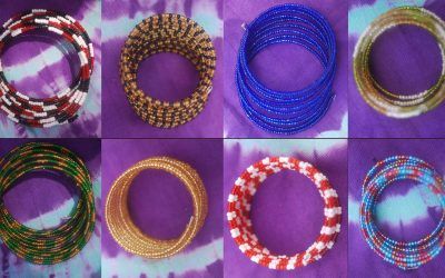The glass beads are generally used as jewelry
