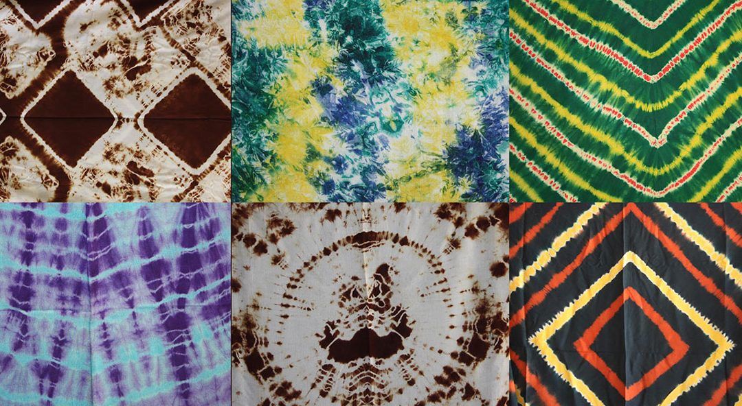Tie Dye cloths and wraps hand made by women in Africa